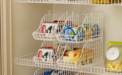 3-Pack Stackable Can Dispenser Bin with Handles V13592