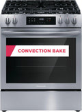 30" Front Control Gas Range with Convection Bake I692994