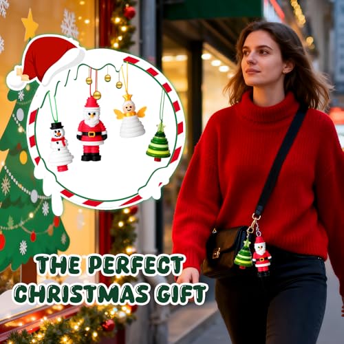 DIY Christmas Button Ornament Making Set, 4PCS L356600