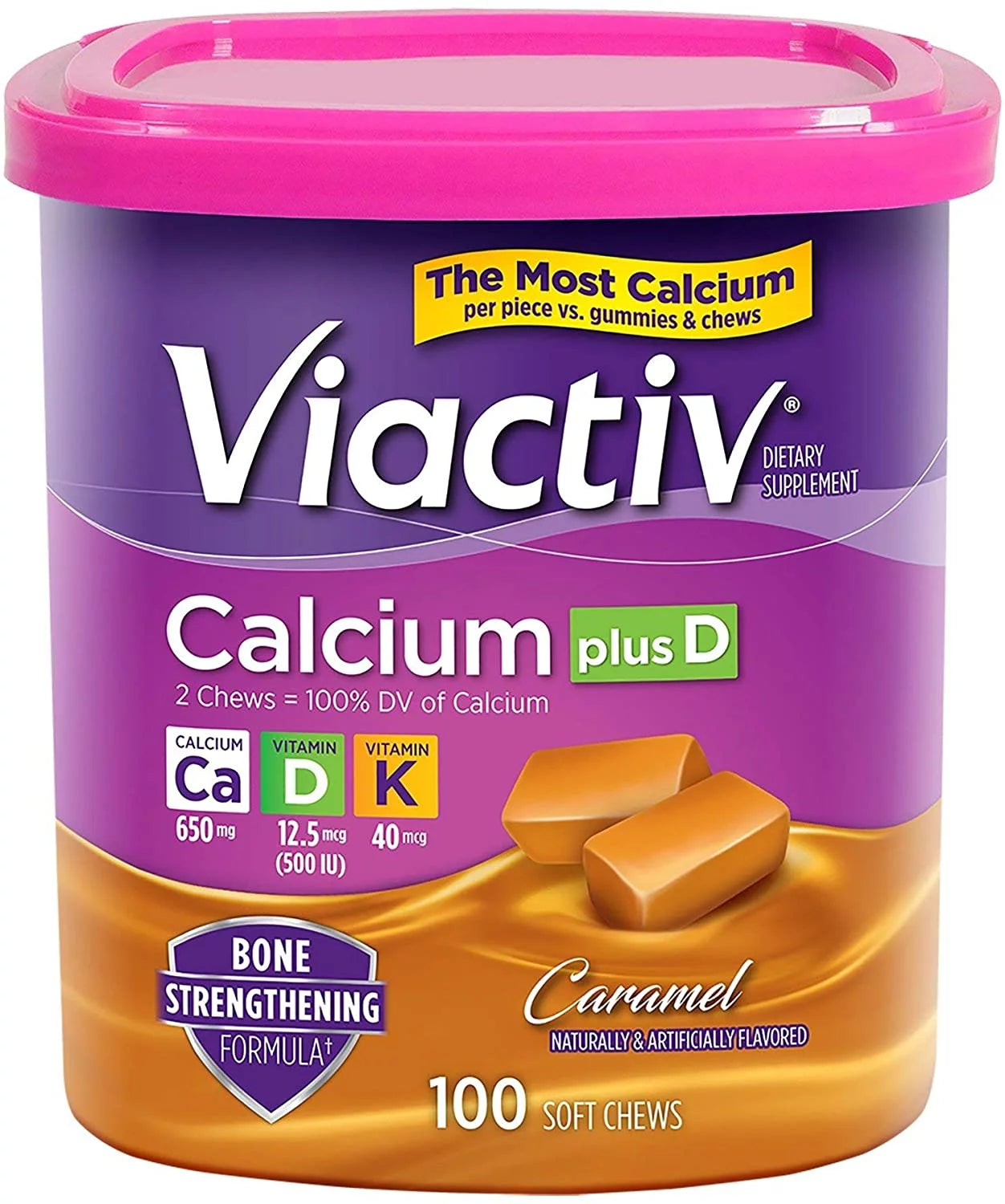 Caramel Soft Chews - 100 Ea, 3 Pack J176
