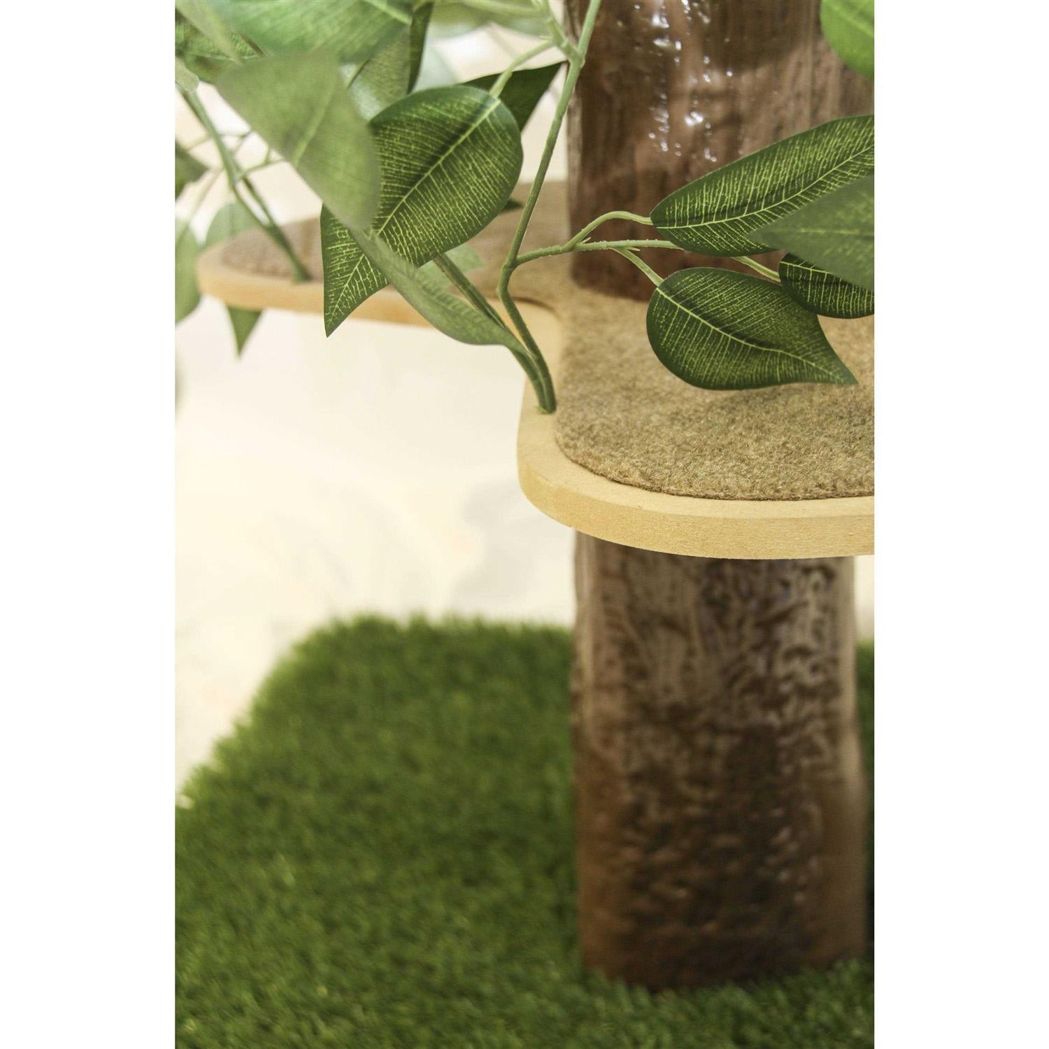 Cat Tree with Leaves Cat House & Cat Activity Tree A231078