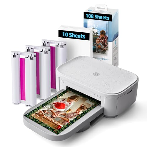 118 Sheets + 3 Cartridges Wireless Photo Printer G8267