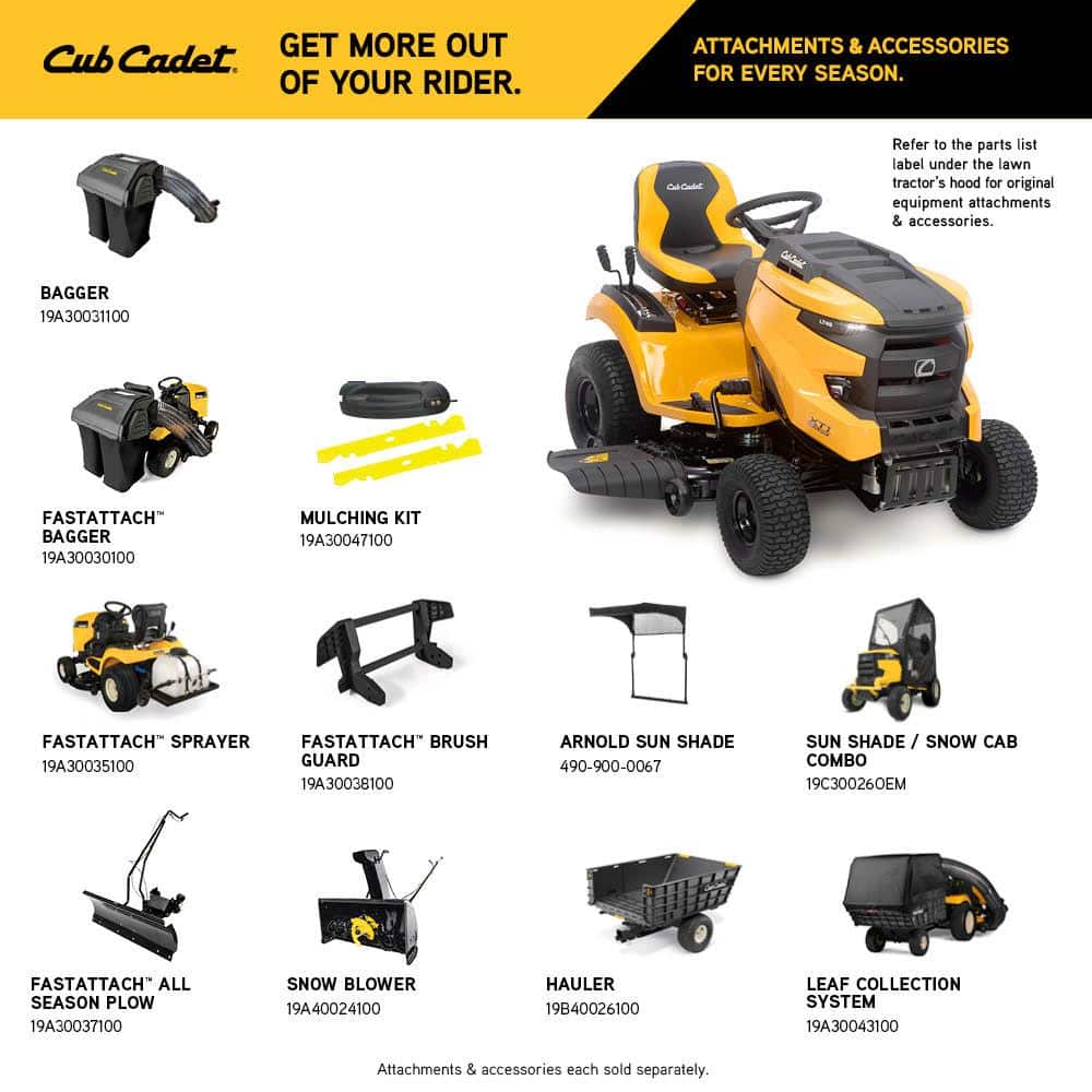 46 in. 23 HP V-Twin Gas Riding Lawn Tractor V5857