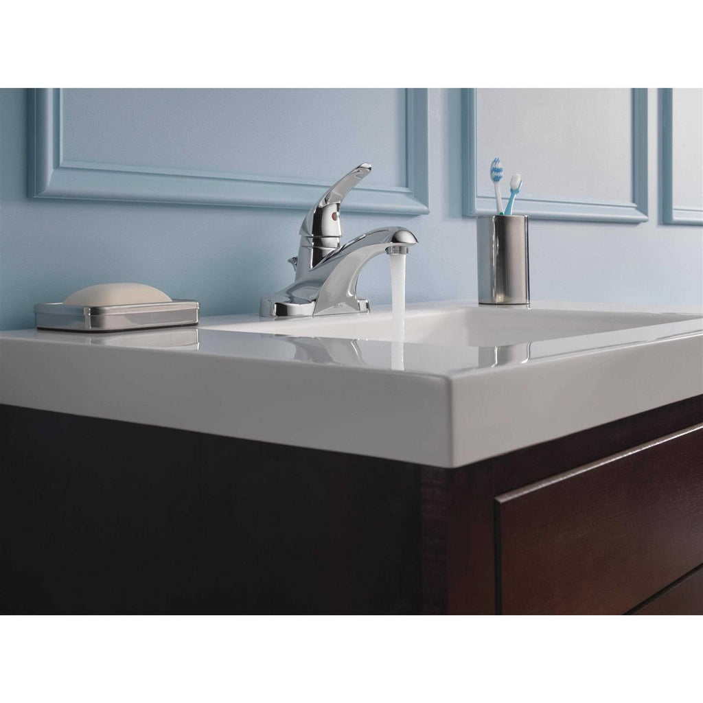 Chrome Single Handle Lavatory Pop-Up Faucet W976025