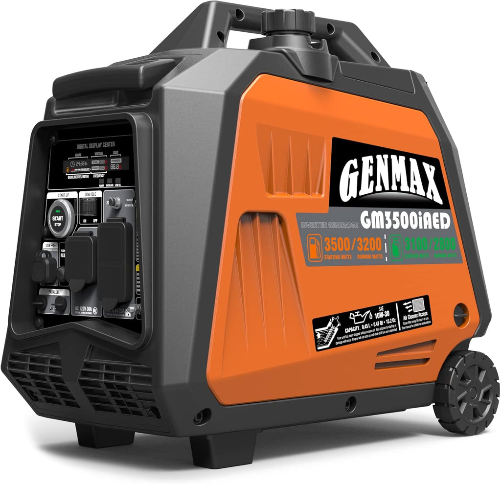 3500W Portable Inverter Generator with Remote/Electric Start P504214