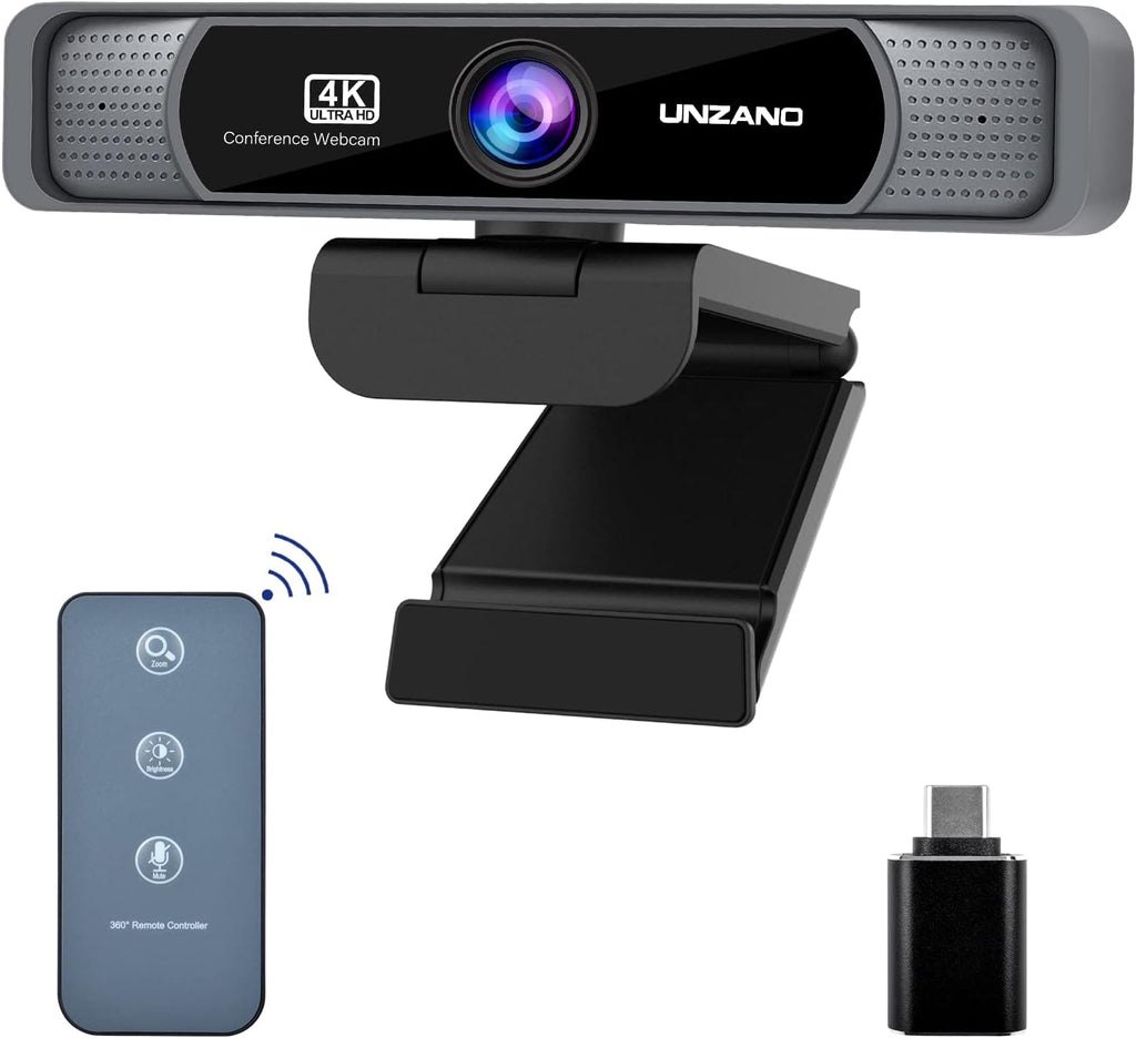 1080P 60FPS Webcam with Microphone, Auto-Focus 80° Wide Angle Built-in Dual Noise Reduction Mics B45833