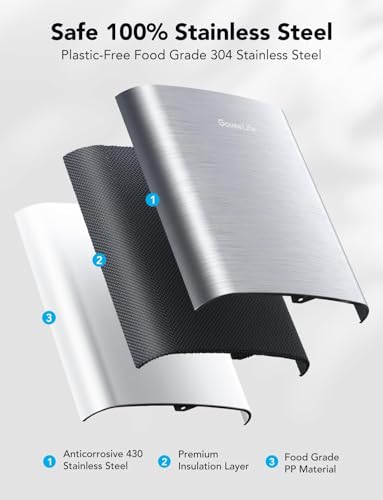Smart Countertop Ice Maker Machine with Self-Cleaning, 26lbs/24Hrs, Stainless Silver U2144
