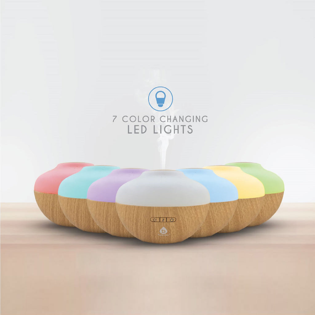 Pursonic Workstation Wellness Bundle – Diffuser, 6 Oils & 3-in-1 LED Desk Lamp