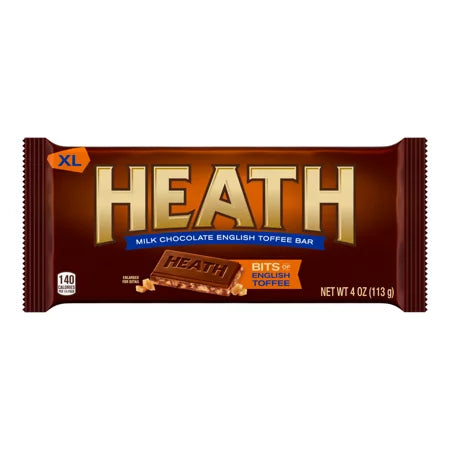 Extra Large English Toffee Candy Bar - 4.0 Oz (Pack of 14) P466