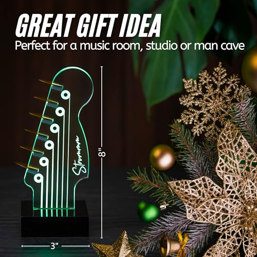 7-Color Changing LED Guitar Pick Holder L775