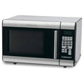Stainless Steel 1 Cubic Foot Microwave Oven, Black B259