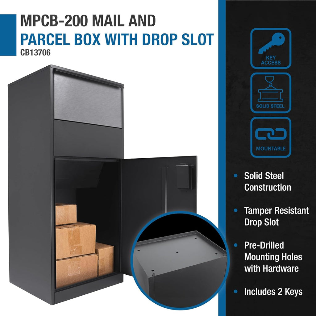 Large Steel Drop Box with Key Lock X6311