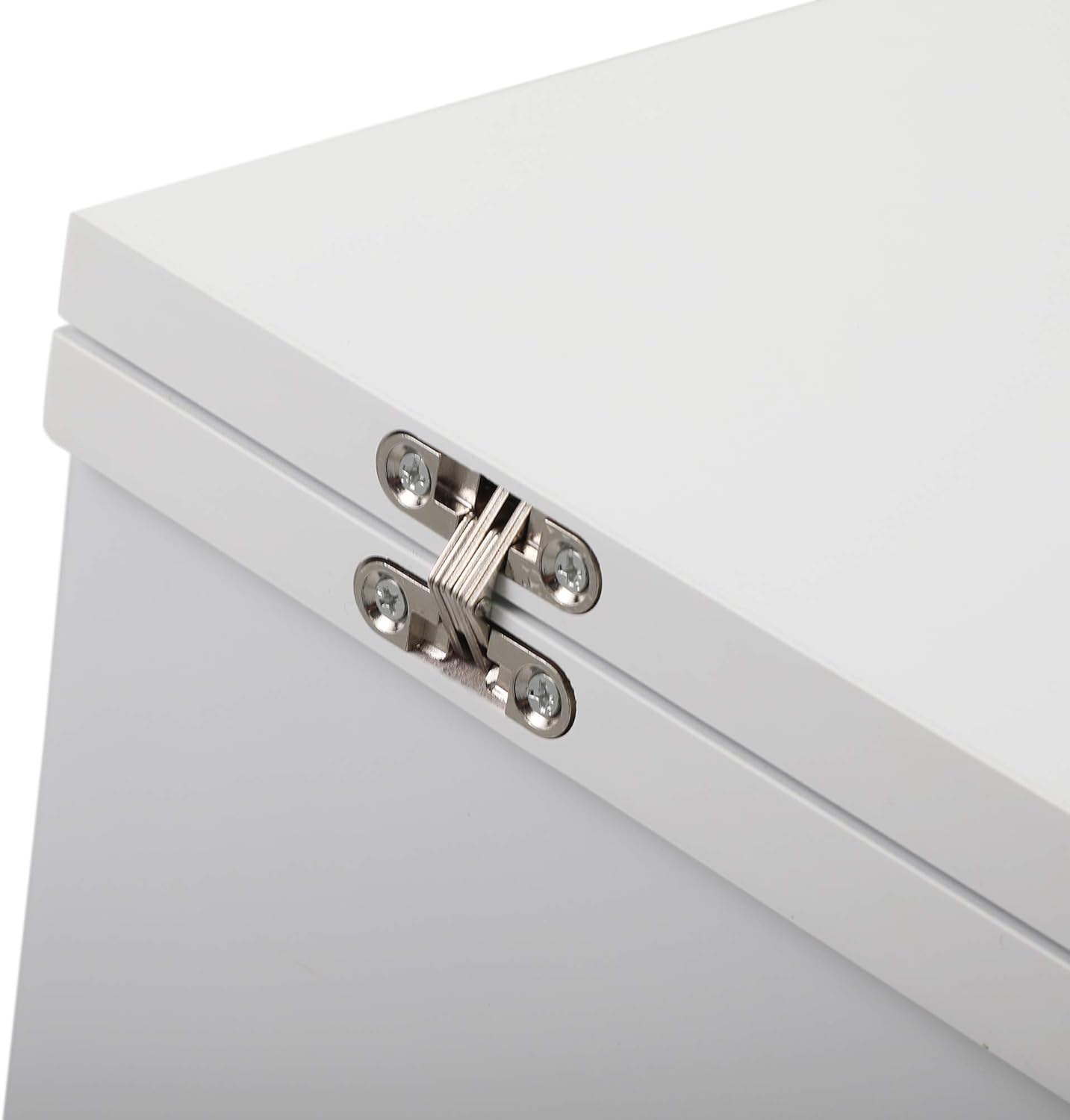 White Foldable Sewing Table with Storage Z76810