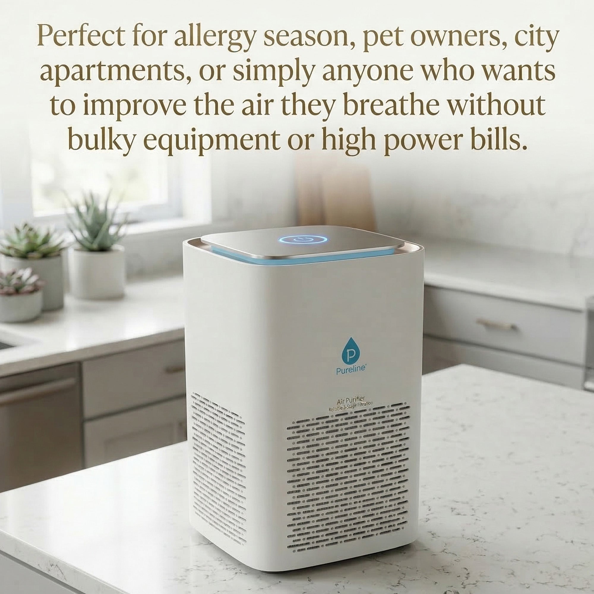 Pursonic True HEPA Air Purifier – Compact Power for Cleaner Air