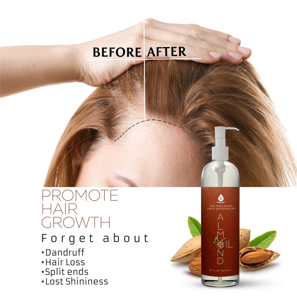 The Ultimate Hair & Beauty Wellness Bundle: LED Therapy Brush, Castor Oil, & Sweet Almond Oil