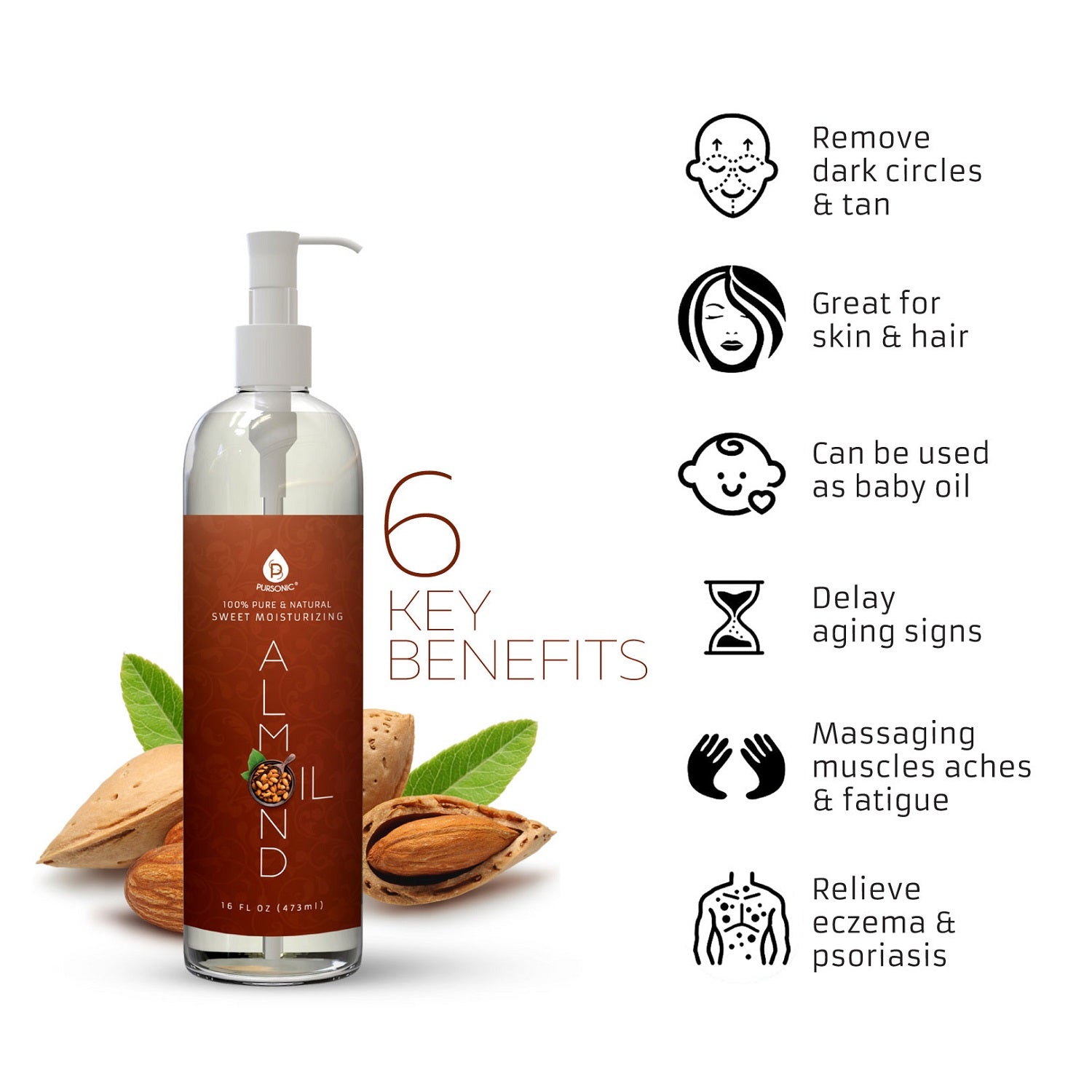 The Ultimate Hair & Beauty Wellness Bundle: LED Therapy Brush, Castor Oil, & Sweet Almond Oil