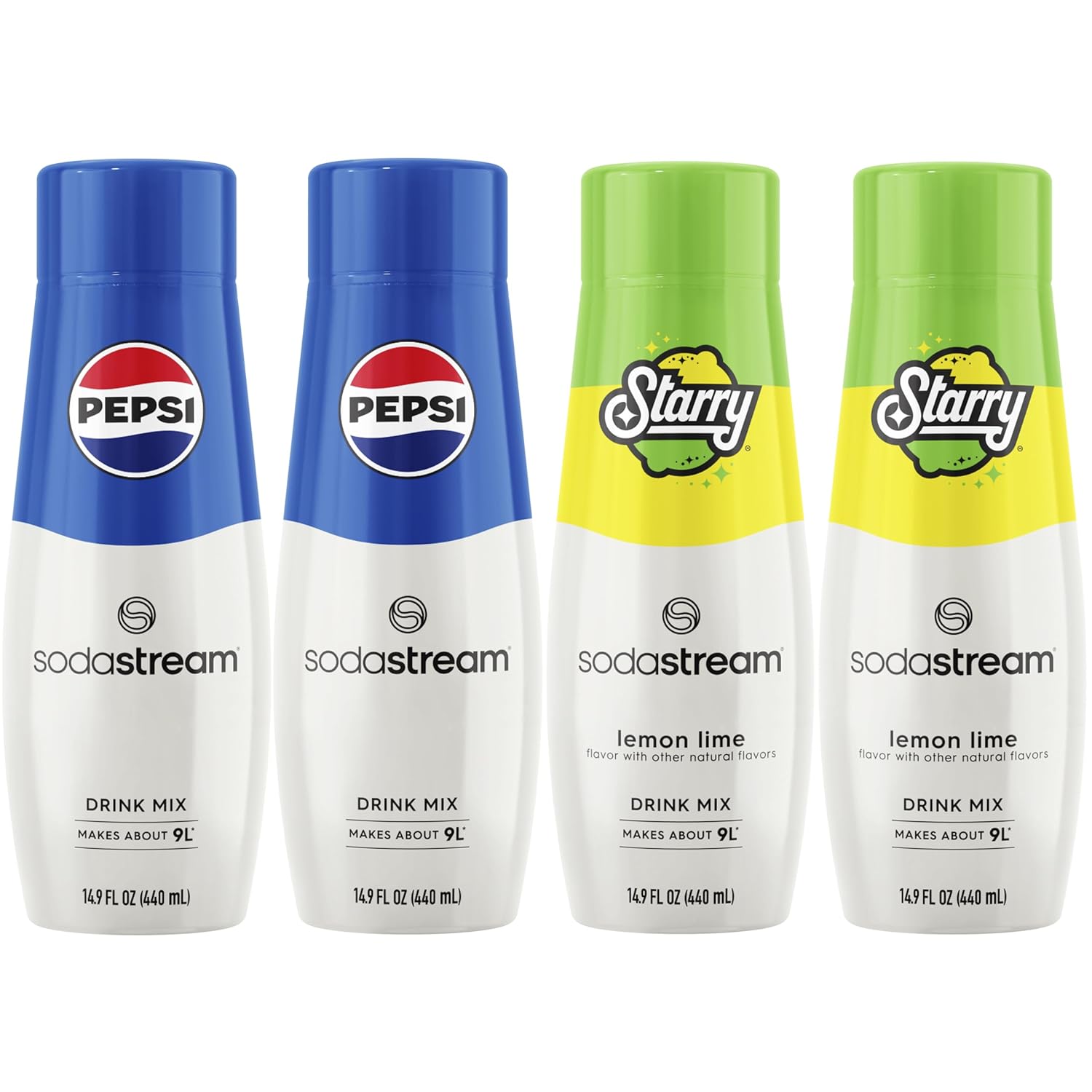Pepsi Starry Beverage Mix Variety Pack (440ml, Pack of 4) K134950