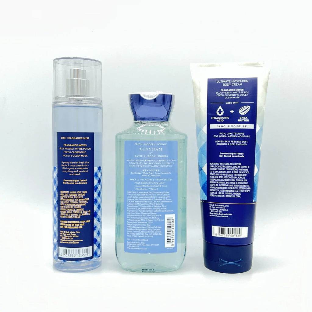 8oz Fine Fragrance Mist, 10oz Shower Gel and 8oz Body Cream 3-Piece Bundle L2384