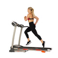 Manual Incline Folding Treadmill with Pulse Sensors LCD Monitor E28317