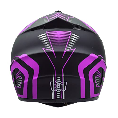 Adult 4 Wheeler Helmet, Motocross Helmet DOT/FMVSS-218 Certification Full Helmets Z87383