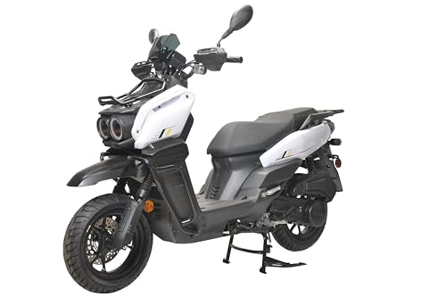 150cc Moped Gas Scooter with 12 inch Aluminum Wheels H81384