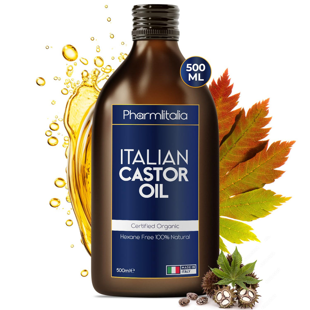 500ml Pure Organic Cold Pressed Castor Oil D419656