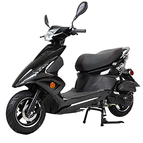 150 Moped Street Gas Moped Adult Bike with 10" Aluminum Wheels Q388411
