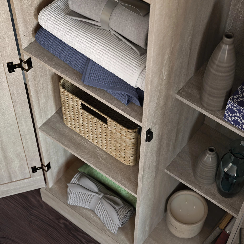 Spring Maple Finish Storage Cabinet O57552