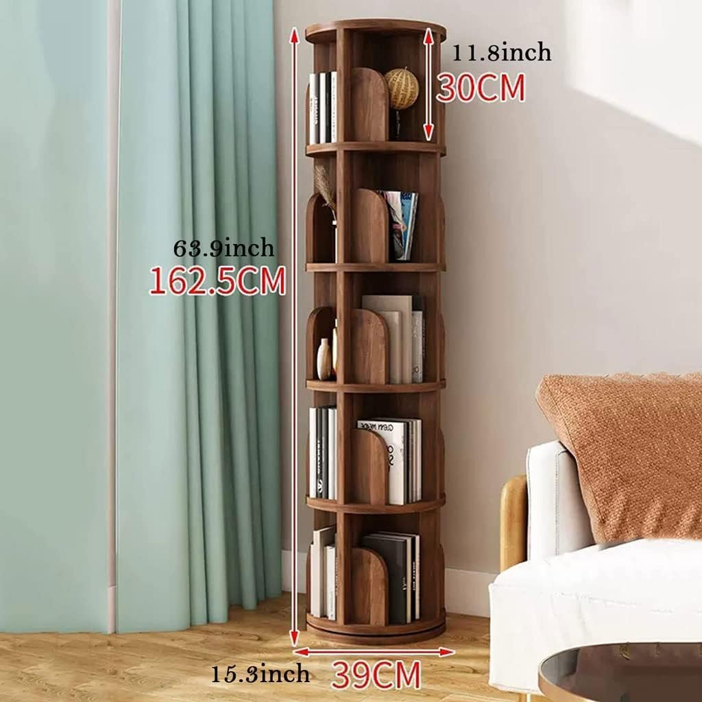 5 Tier Solid Wood Standing Bookcase H63303