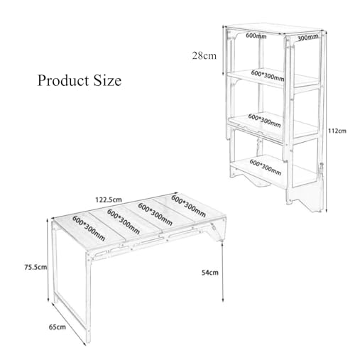 Wall-Mounted Drop-Leaf Table V108229