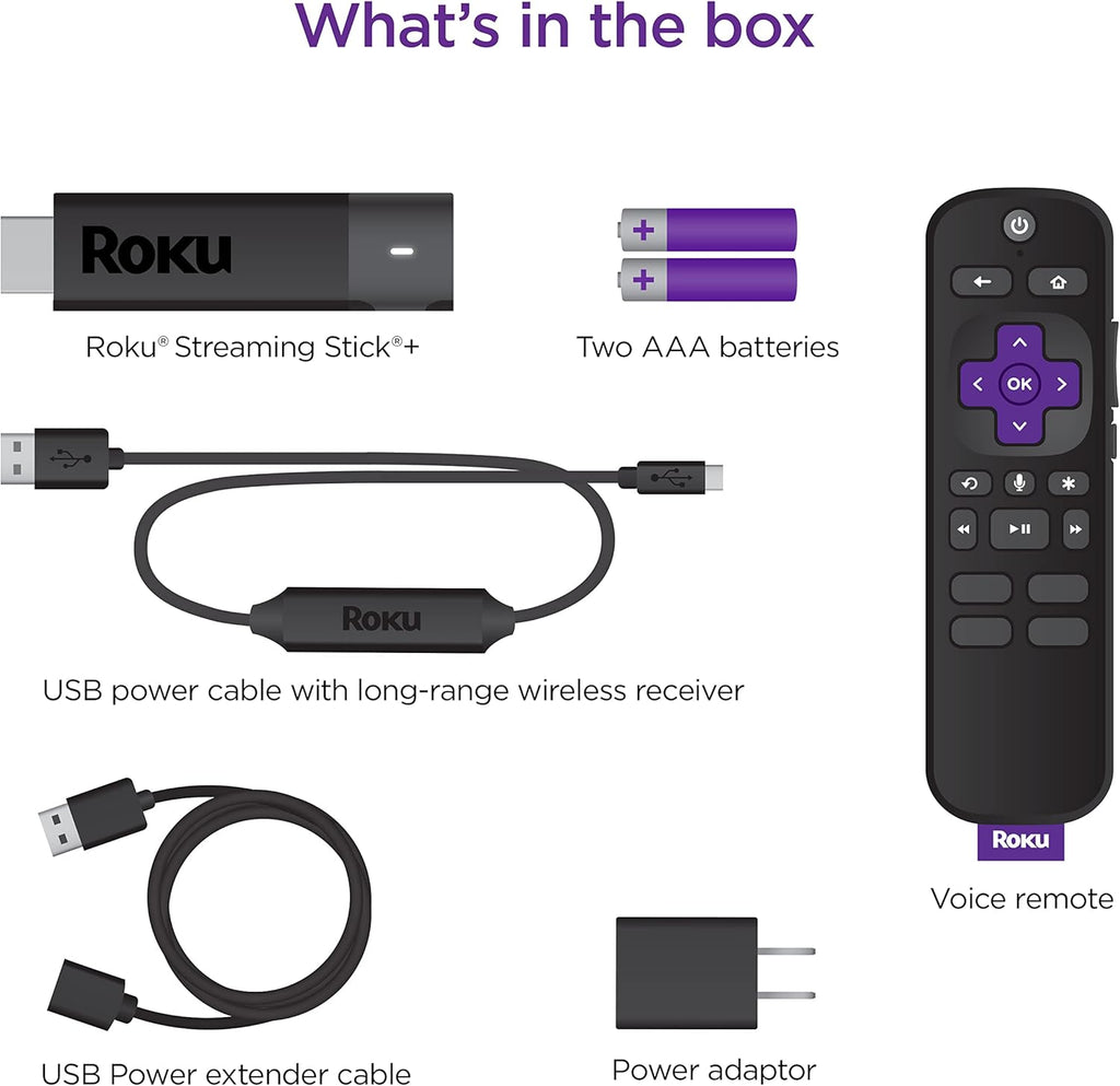 Streaming Stick 4K HDR Streaming Device with Voice Remote Pack of 2 N170