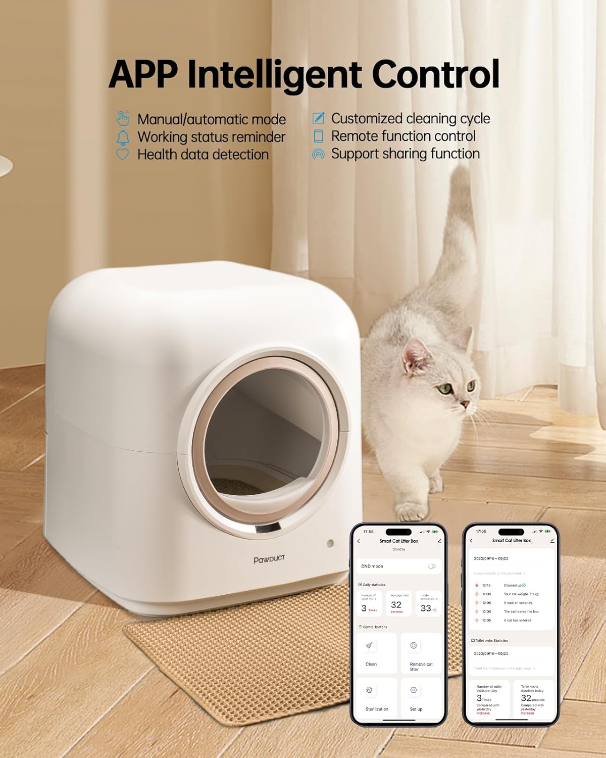 Automatic Self Cleaning Cat Litter Box I3478