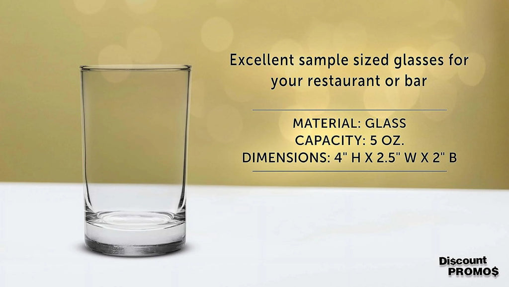 Clear 5 Oz Set Of 10 Juice Glasses Y661