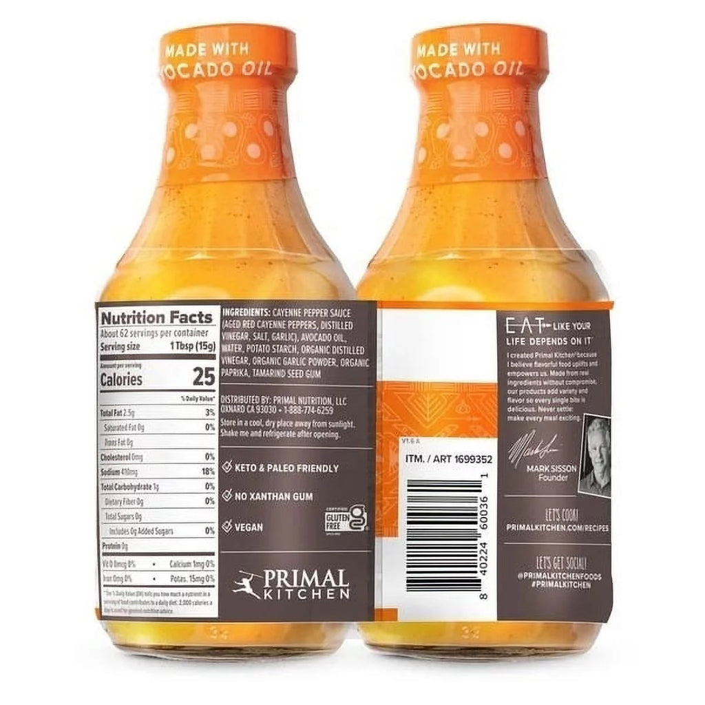 Buffalo Sauce with Avocado Oil 16.5 Ounce (Pack of 2) I275539