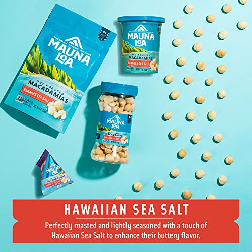 Hawaiian Roasted Macadamia Nuts, Hawaiian Sea Salt Flavor, 6 Oz Jar O834