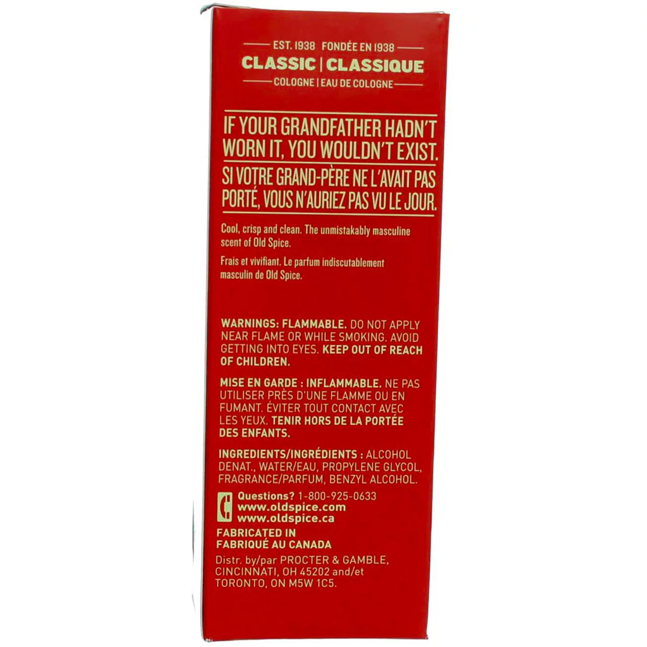 5 Pack 4.25 oz Cologne Spray M8576