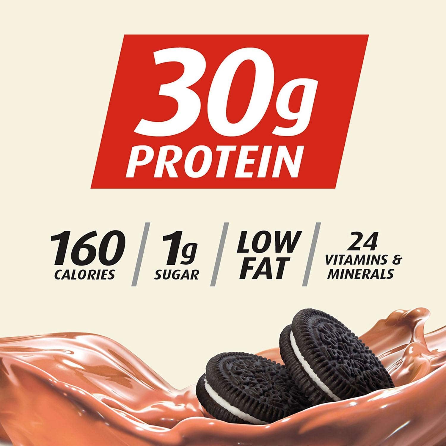 Cookies & Cream High-Protein Shake, 132 Fl. Ounce W14546