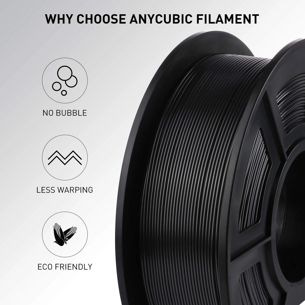 Black FDM 3D Printer with 1 kg PLA O17831