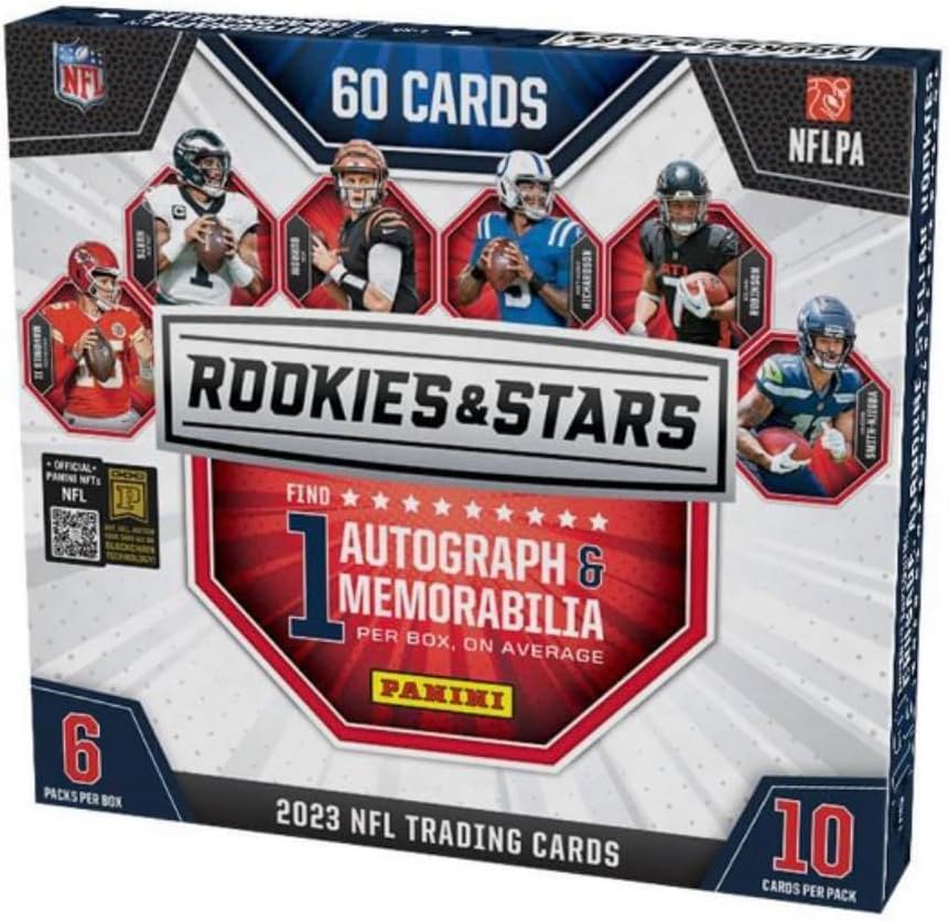 2023 Panini Rookies & Stars Football Trading Cards Mega Box Q840