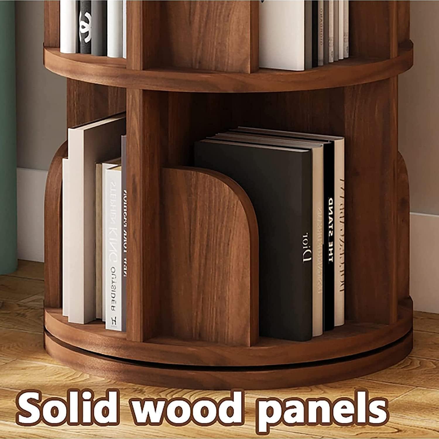 5 Tier Solid Wood Standing Bookcase H63303