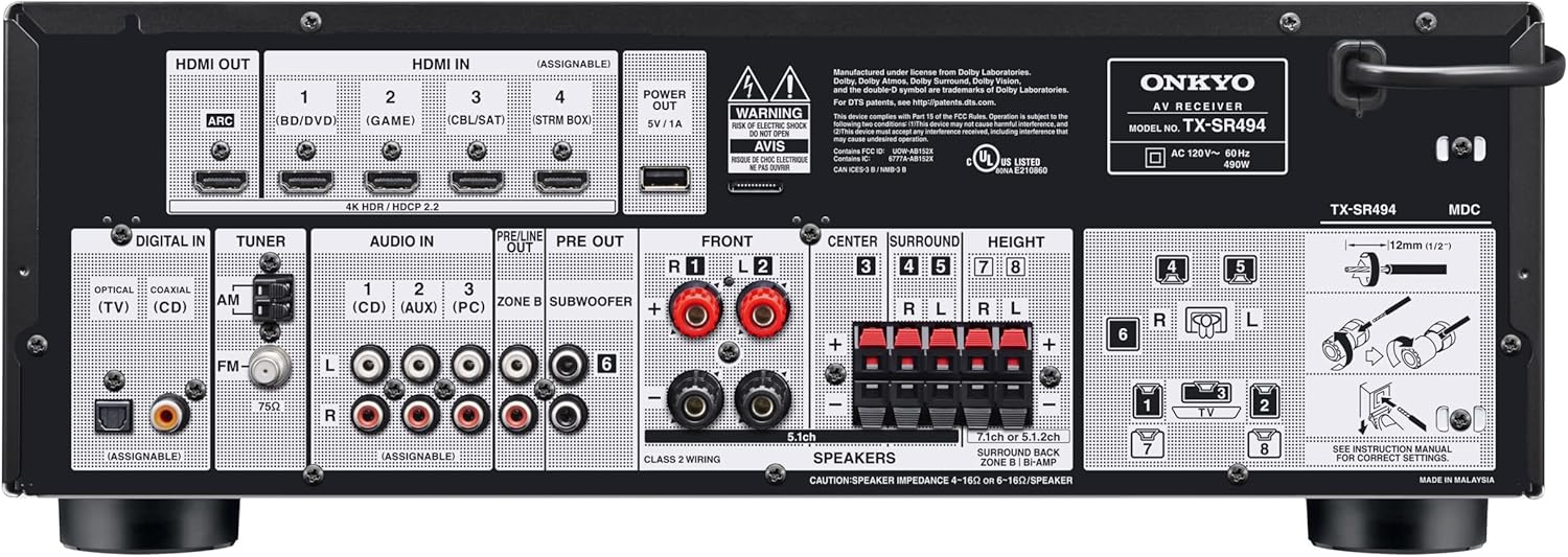 AV Receiver with 4K Ultra HD M1219