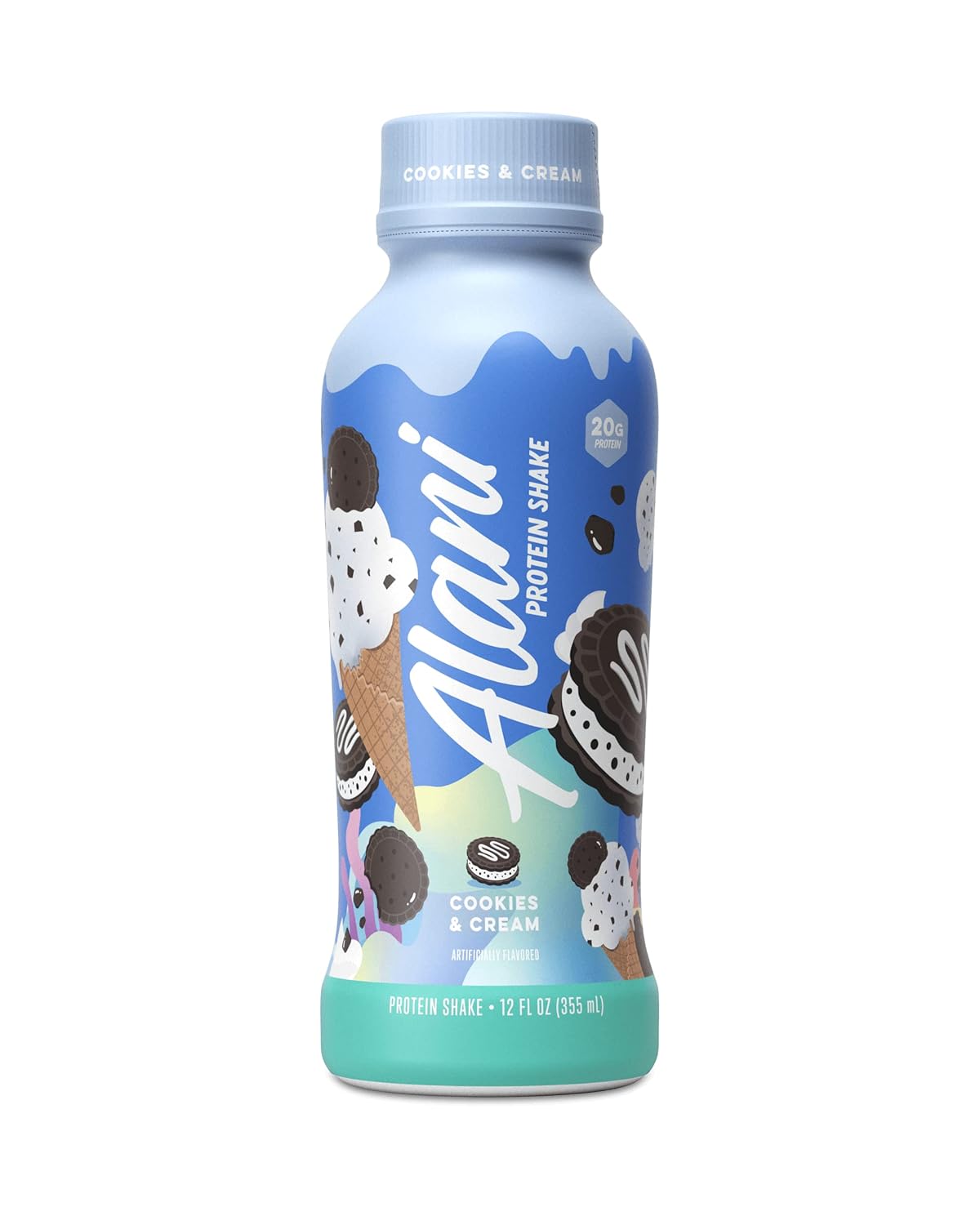 Cookies & Cream Protein Shake, 4 Pack, 12 Fl Oz I811852