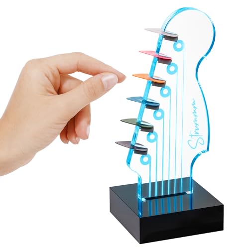 7-Color Changing LED Guitar Pick Holder L775