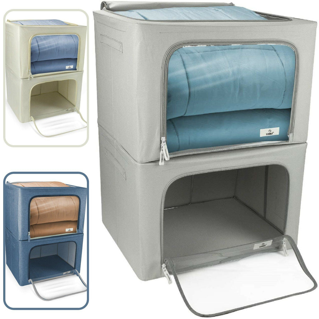 Stackable Clothes & Blanket Storage Bags (2-Pack) W524
