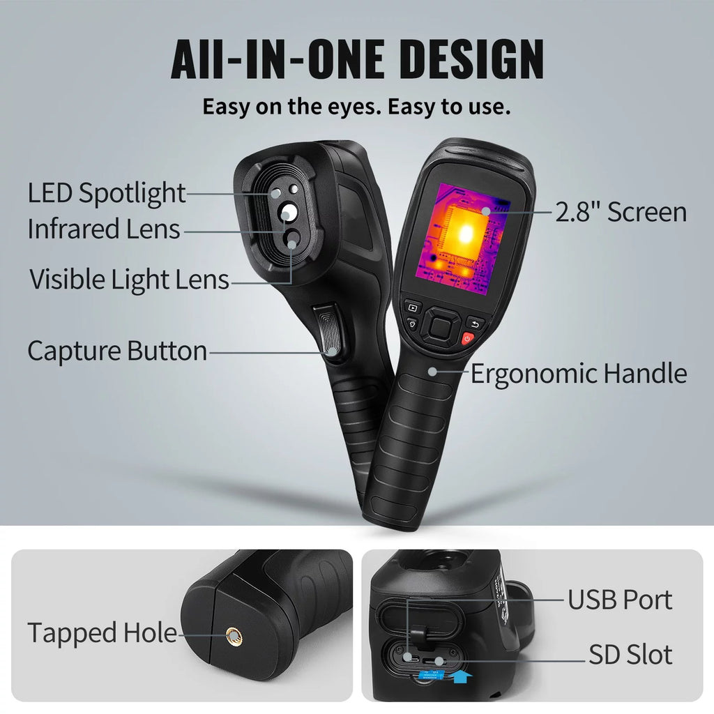 Infrared Thermal Imager 16G IR Resolution 240x180 LCD H646
