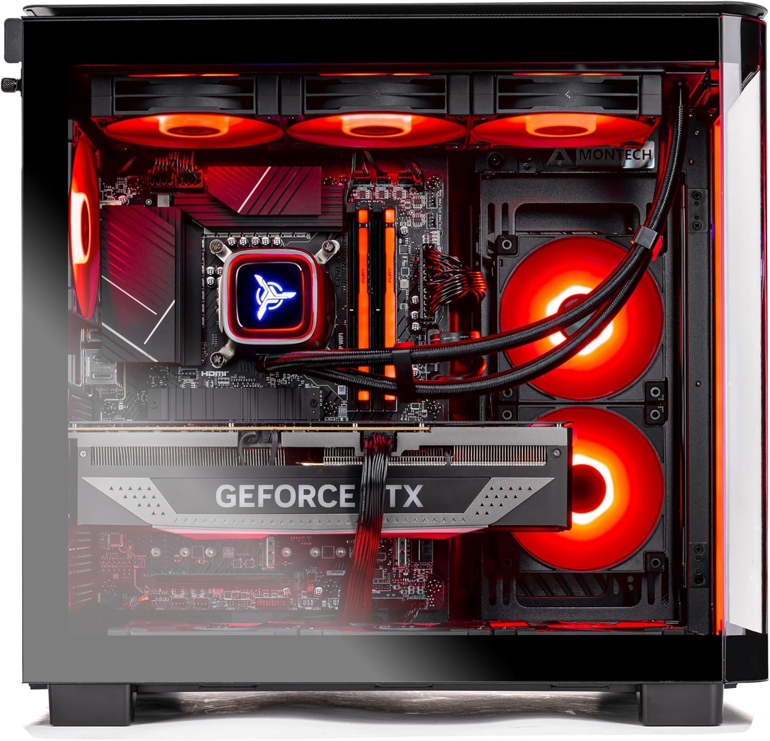 Ryzen 7 7700X RTX 4070 Ti Super 16GB 1TB Gen4 SSD 32GB DDR5 RAM 750W Gold PSU Gaming PC Desktop M266240