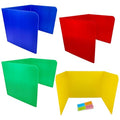 Plastic Desk Dividers 4 Pack (Black & White) T28900