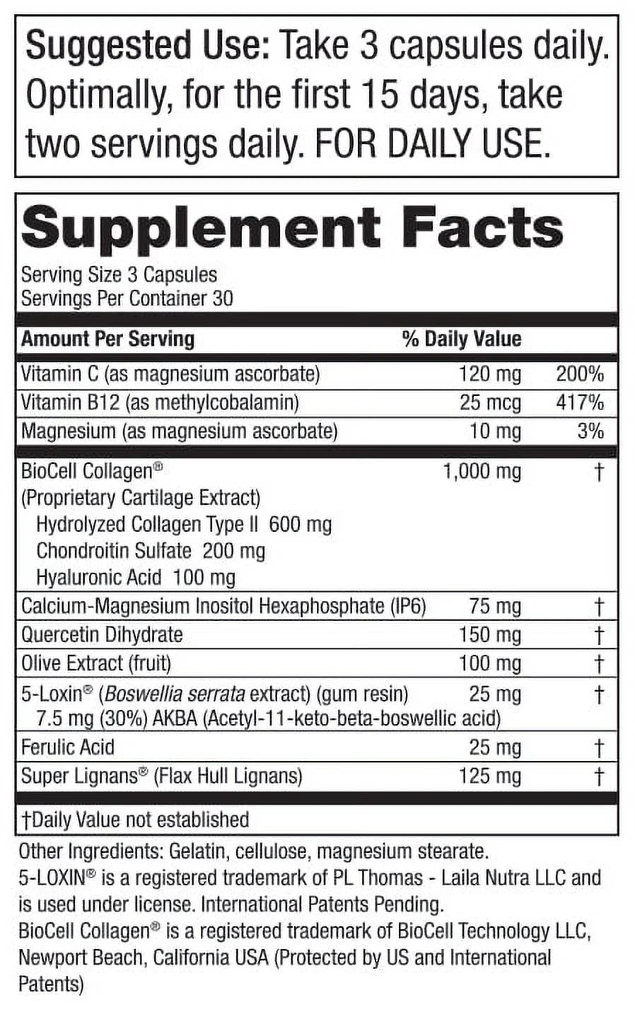 BioCell Collagen 90 capsules G25660