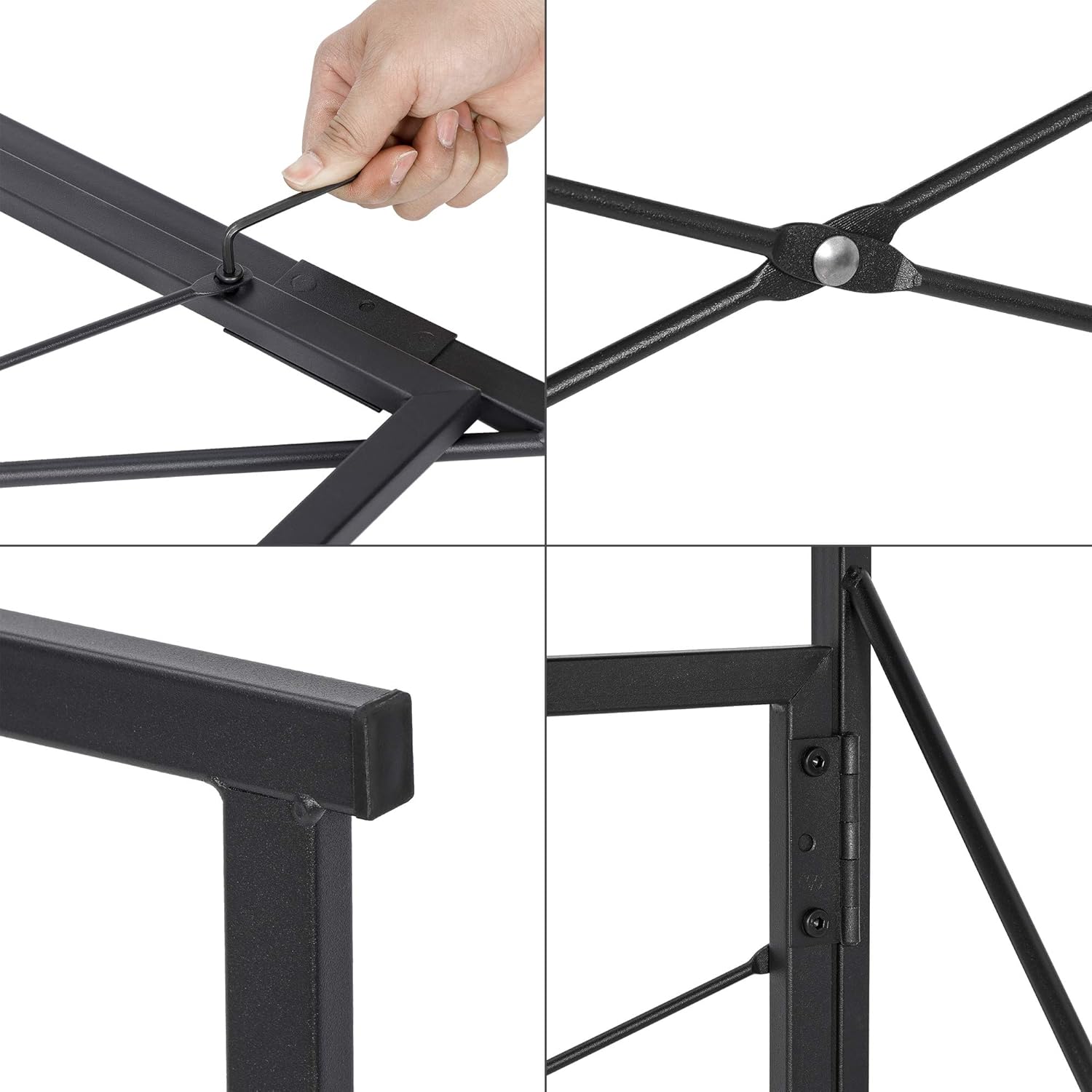 Espresso Folding Computer Desk A62694