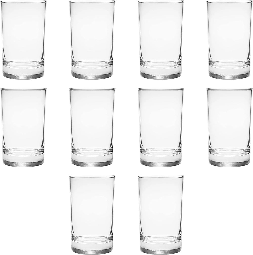 Clear 5 Oz Set Of 10 Juice Glasses Y661